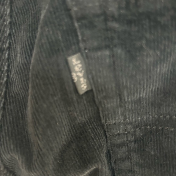 NWT Women’s  Levi's Strauss 726 High Rise Flare Corduroy Jeans Size 32x32 Black - Picture 8 of 12